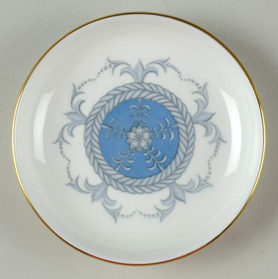 Revelry Blue Butter Pat by Coalport-1