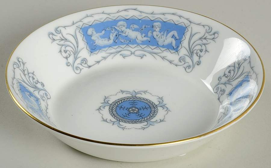 Revelry Blue Fruit/Dessert (Sauce) Bowl by Coalport-1