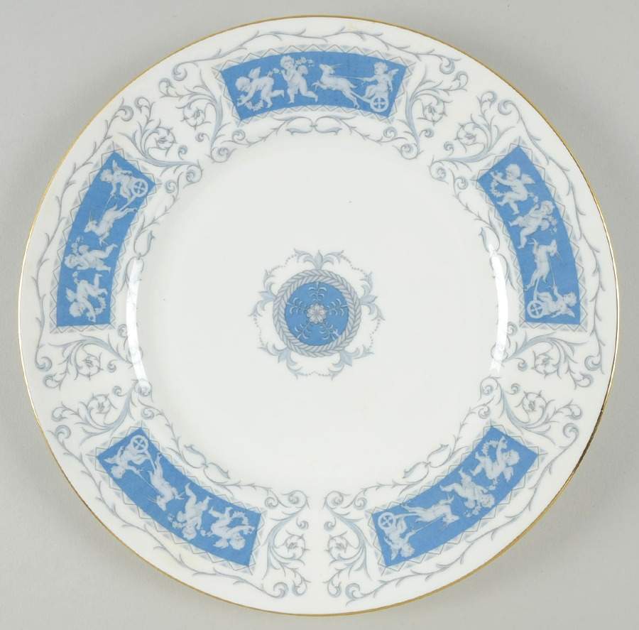 Revelry Blue Dinner Plate by Coalport-1