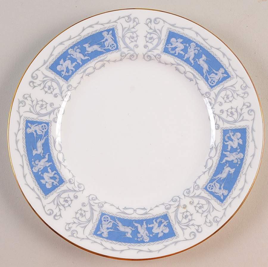 Revelry Blue Salad Plate by Coalport-1
