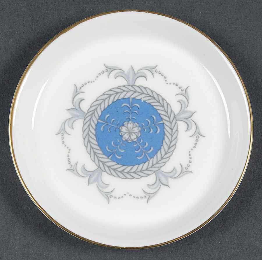 Revelry Blue Coaster by Coalport-1