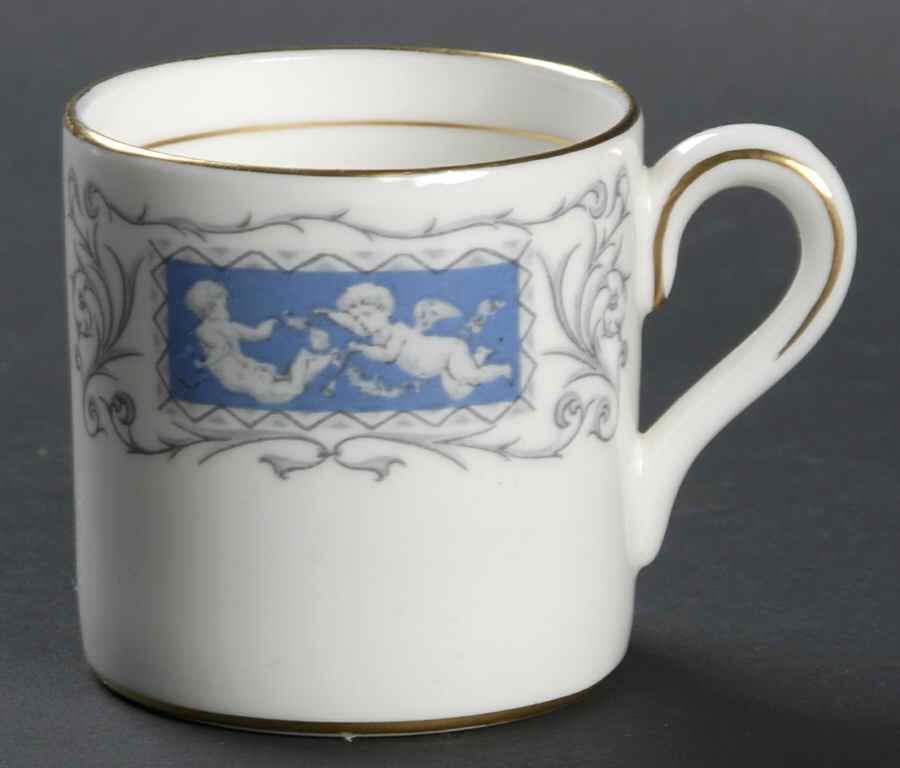 Revelry Blue Flat Demitasse Cup by Coalport-1