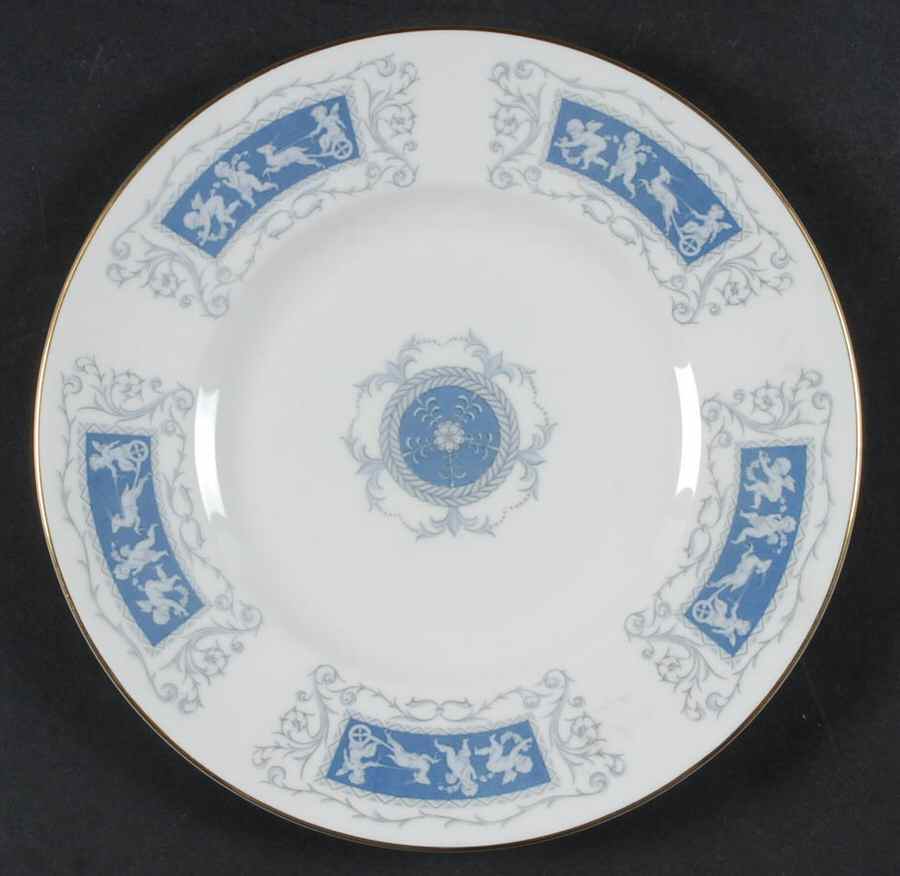 Revelry Blue Luncheon Plate by Coalport-1