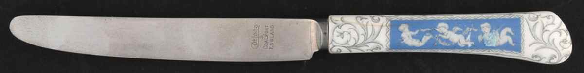 Revelry Blue Individual Fruit Knife by Coalport-1
