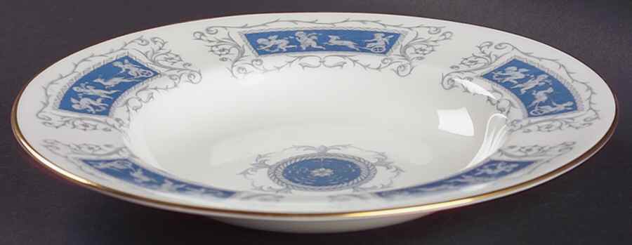 Revelry Blue Large Rim Soup Bowl by Coalport-1