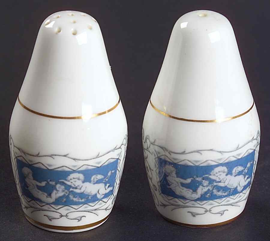 Revelry Blue Salt & Pepper Set by Coalport-1