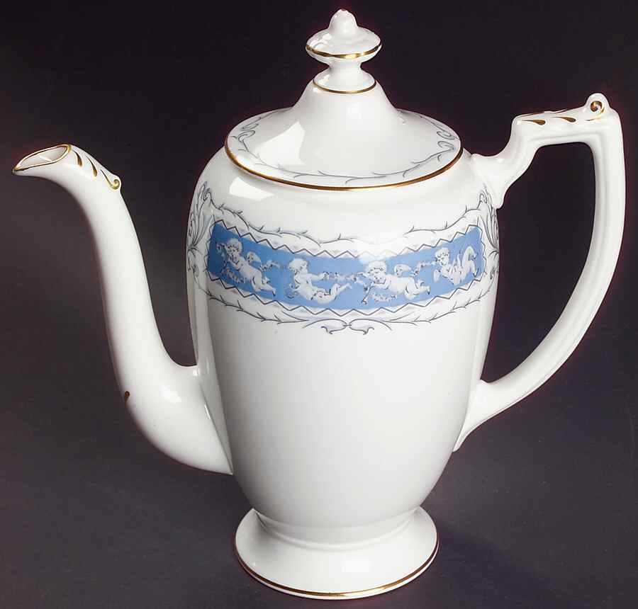 Revelry Blue Coffee Pot & Lid by Coalport-1
