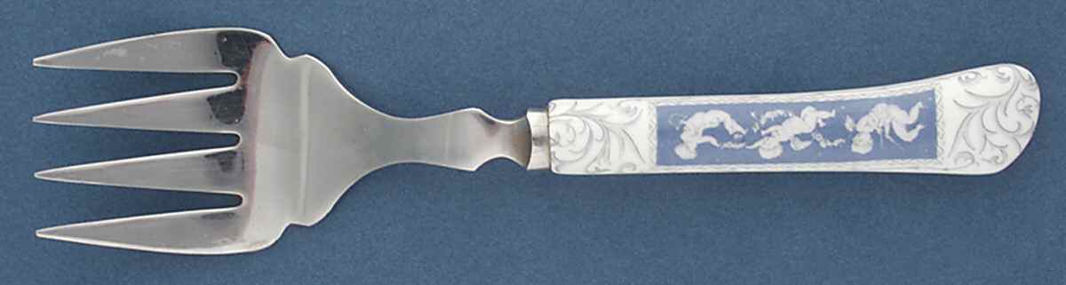 Revelry Blue Cold Meat Fork by Coalport-1