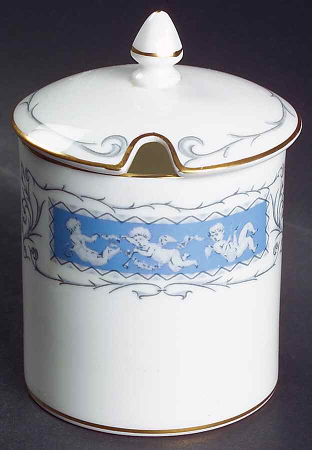 Revelry Blue Jam/Jelly & Lid by Coalport-1