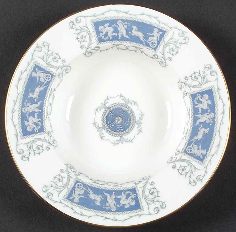 Revelry Blue Rim Soup Bowl by Coalport-1