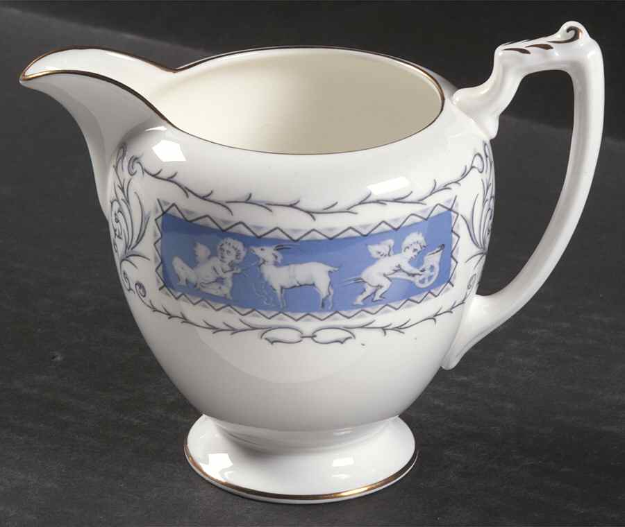 Revelry Blue Creamer by Coalport-1