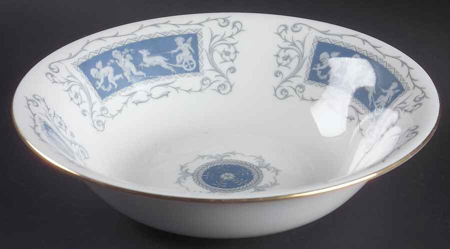 Revelry Blue 9" Round Vegetable Bowl by Coalport-1