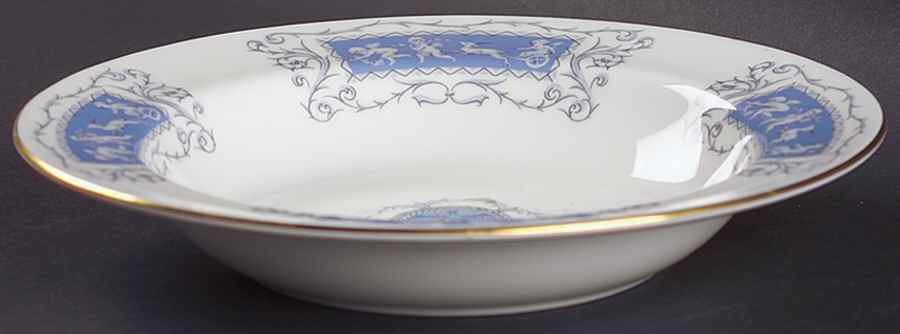 Revelry Blue Rim Soup Bowl by Coalport-1