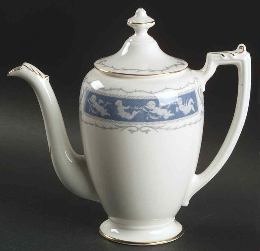 Revelry Blue Mini Coffee Pot & Lid by Coalport-1