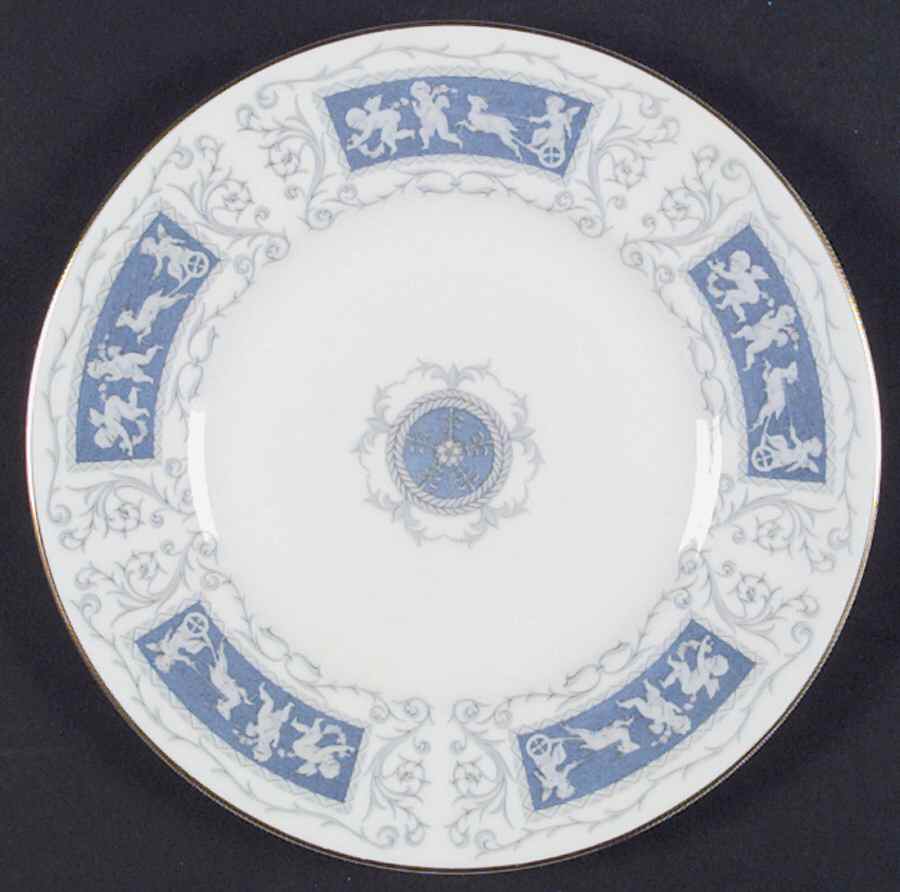 Revelry Blue Salad Plate by Coalport-1