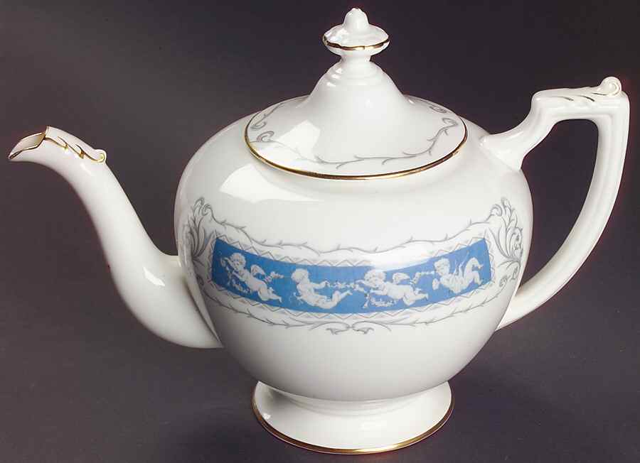 Revelry Blue Teapot & Lid by Coalport-1