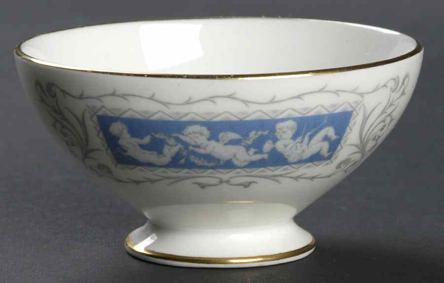 Revelry Blue Mini Open Sugar Bowl by Coalport-1