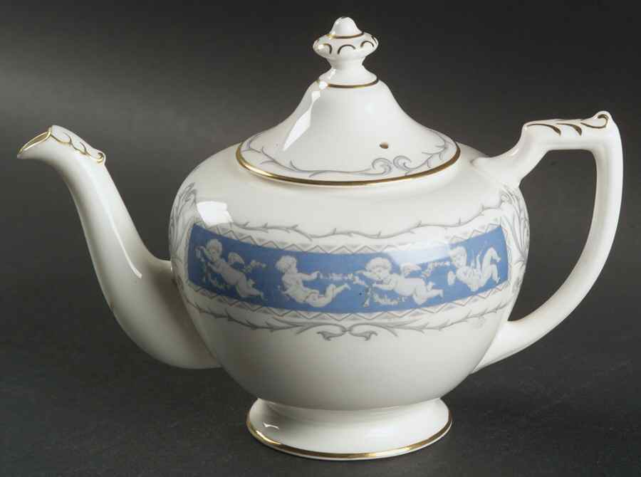 Revelry Blue Mini Teapot & Lid by Coalport-1