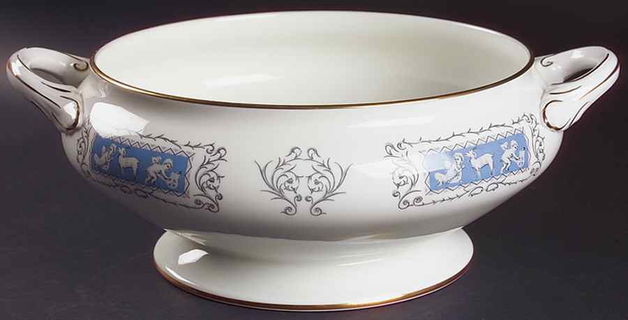 Revelry Blue Tureen No Lid by Coalport-1