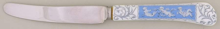 Revelry Blue Dessert Knife by Coalport-1