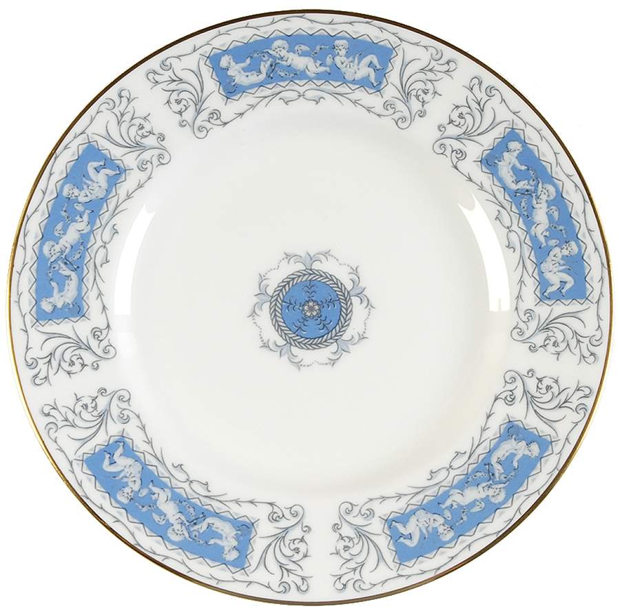 Revelry Blue Dessert/Pie Plate by Coalport-1