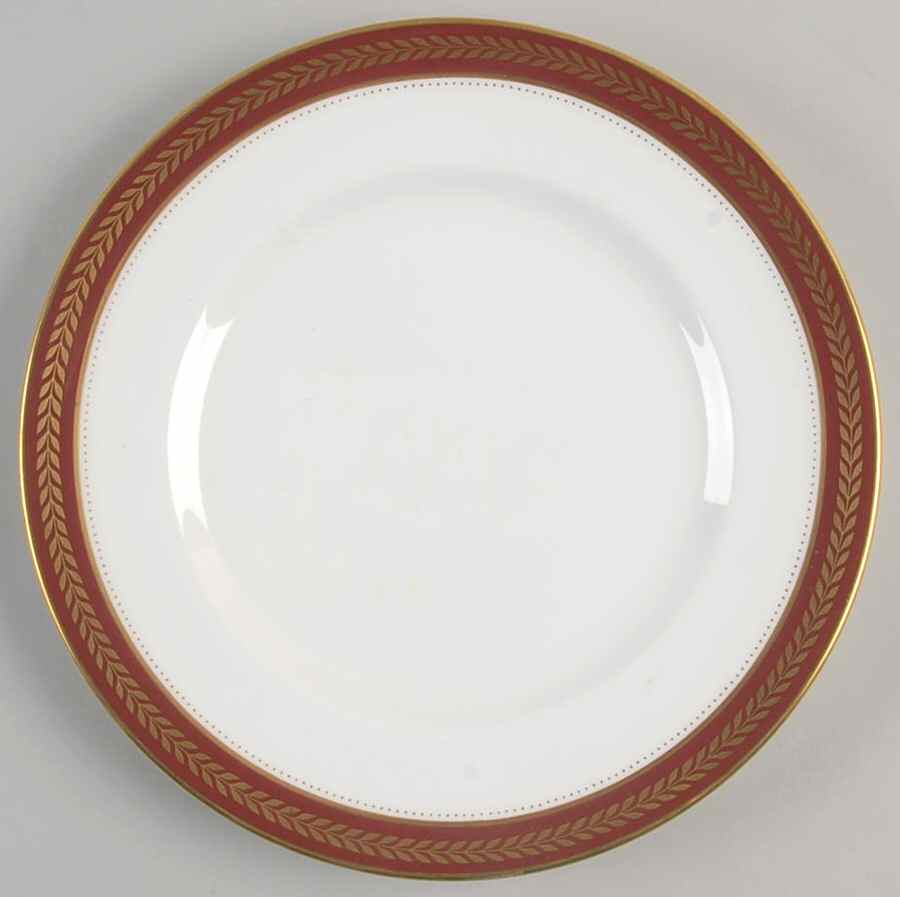 Red Wheat Salad Plate by Coalport-1