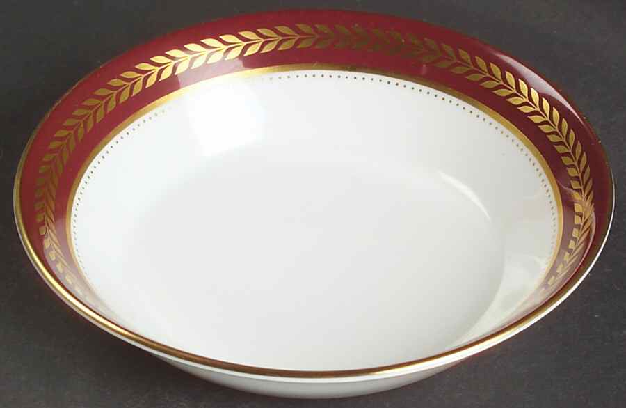 Red Wheat Fruit/Dessert (Sauce) Bowl by Coalport-1