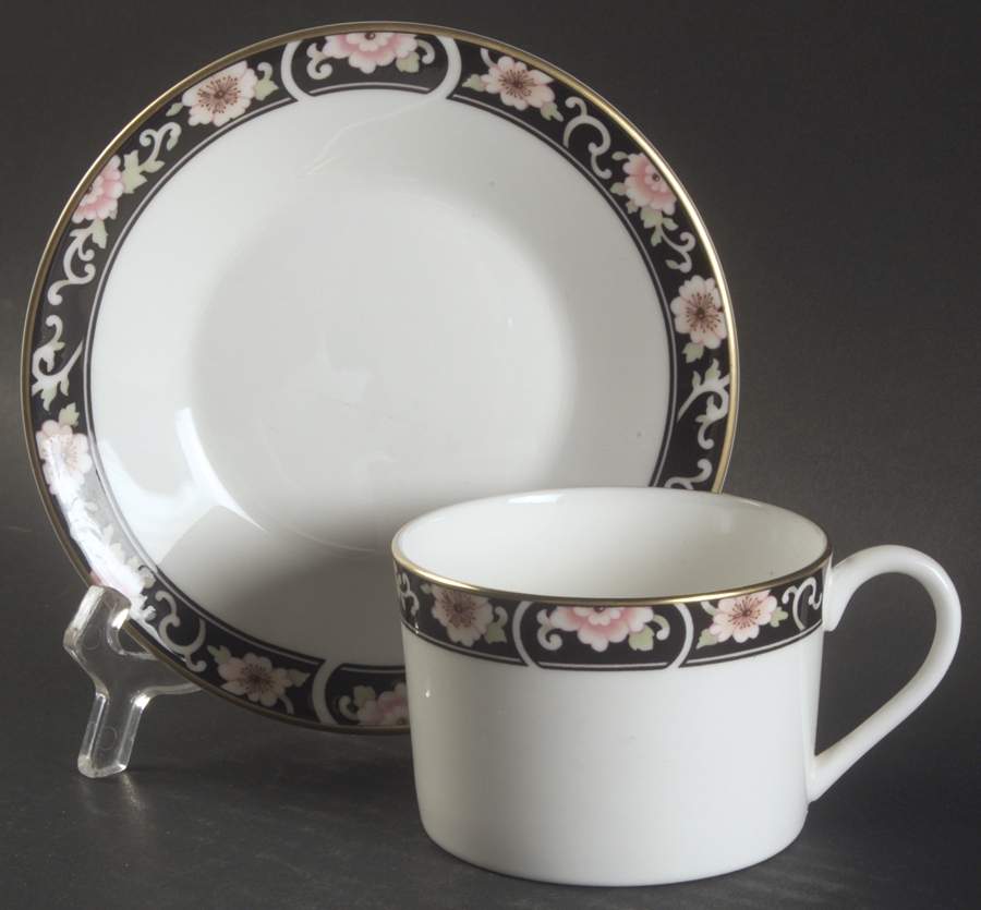 Richmond Flat Cup & Saucer Set by Coalport-1