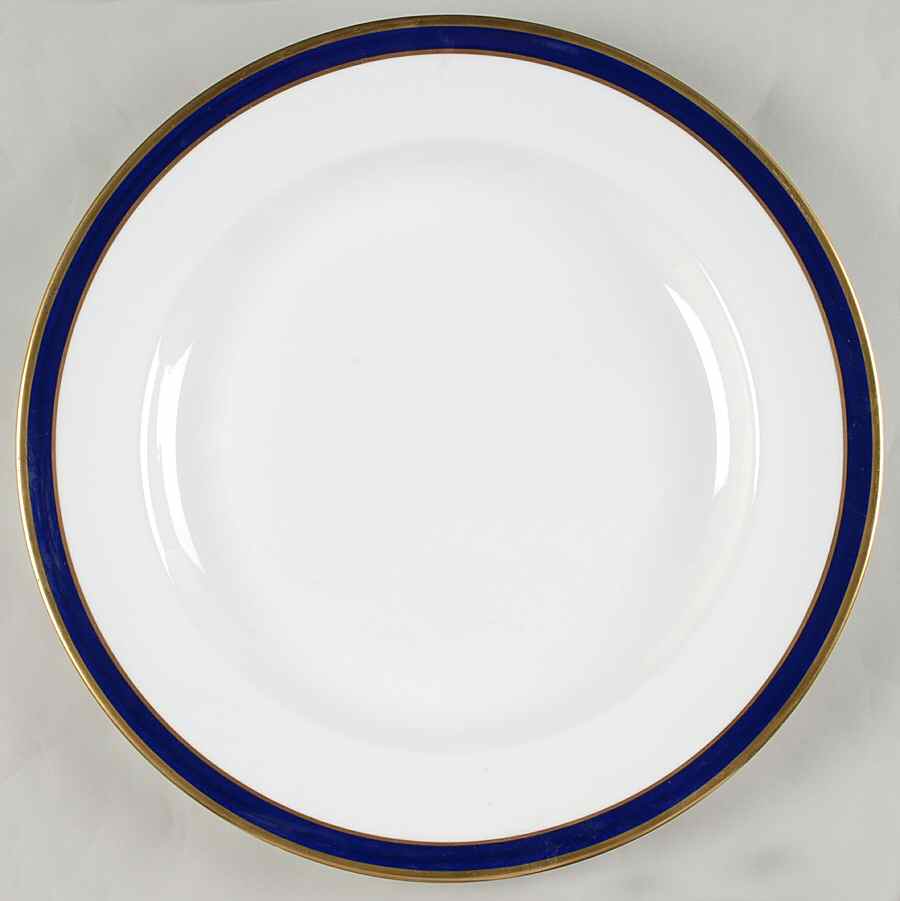 Rutland Cobalt Blue 13" Chop Plate (Round Platter) by Coalport-1