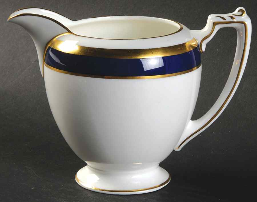 Rutland Cobalt Blue Creamer by Coalport-1