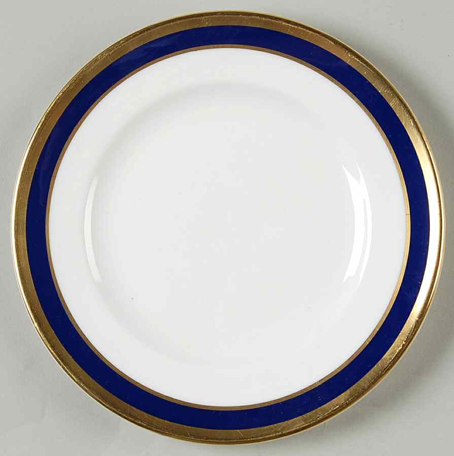 Rutland Cobalt Blue Bread & Butter Plate by Coalport-1