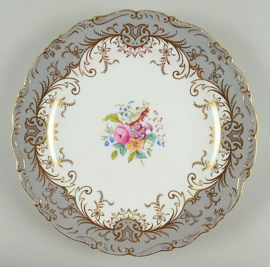 Sandringham Gray 12" Chop Plate (Round Platter) by Coalport-1