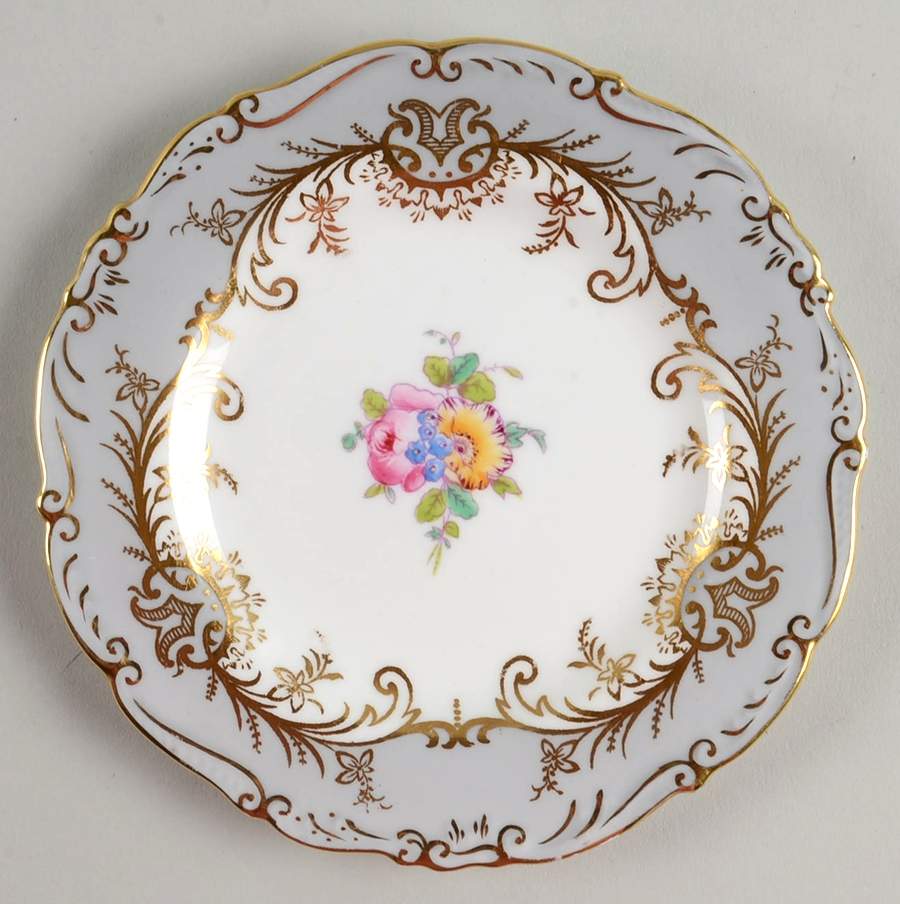 Sandringham Gray Bread & Butter Plate by Coalport-1
