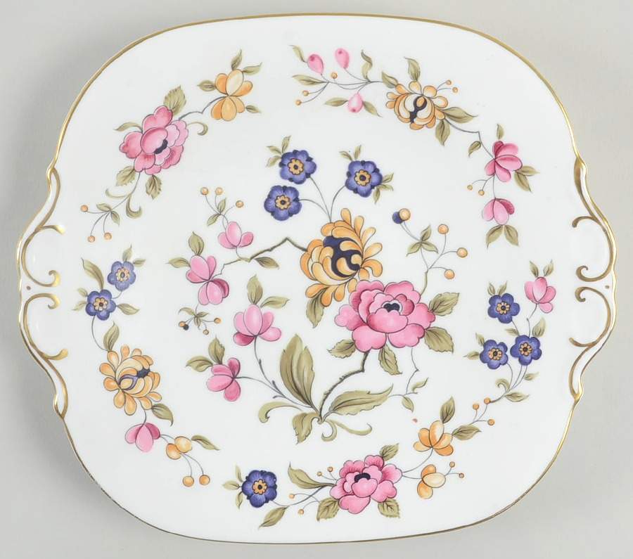 San Remo Handled Cake Plate by Coalport-1