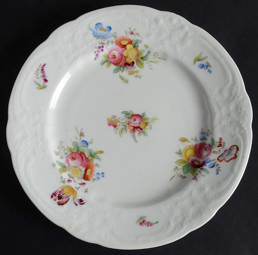 Sevres Group (Embossed, No Trim) Dinner Plate by Coalport-1