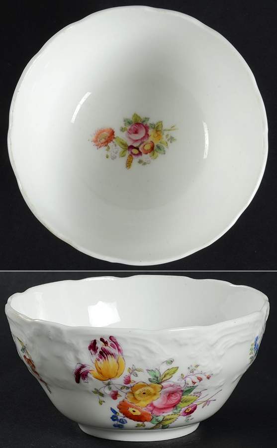 Sevres Group (Embossed, No Trim) Cranberry Bowl by Coalport-1