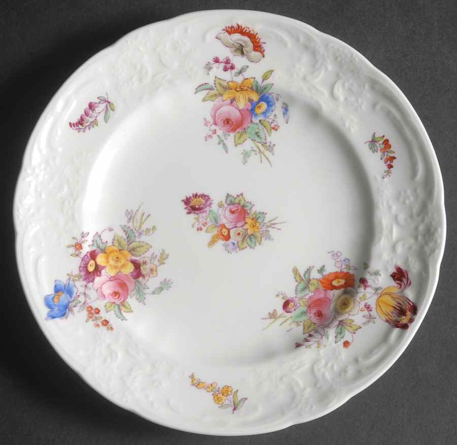 Sevres Group (Embossed, No Trim) Luncheon Plate by Coalport-1