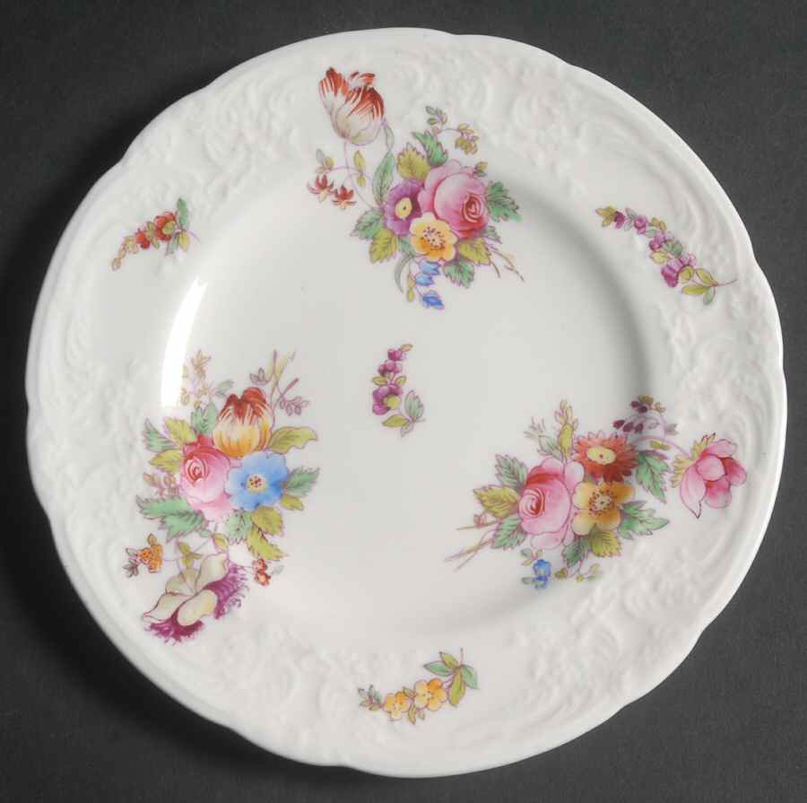 Sevres Group (Embossed, No Trim) Dessert/Pie Plate by Coalport-1