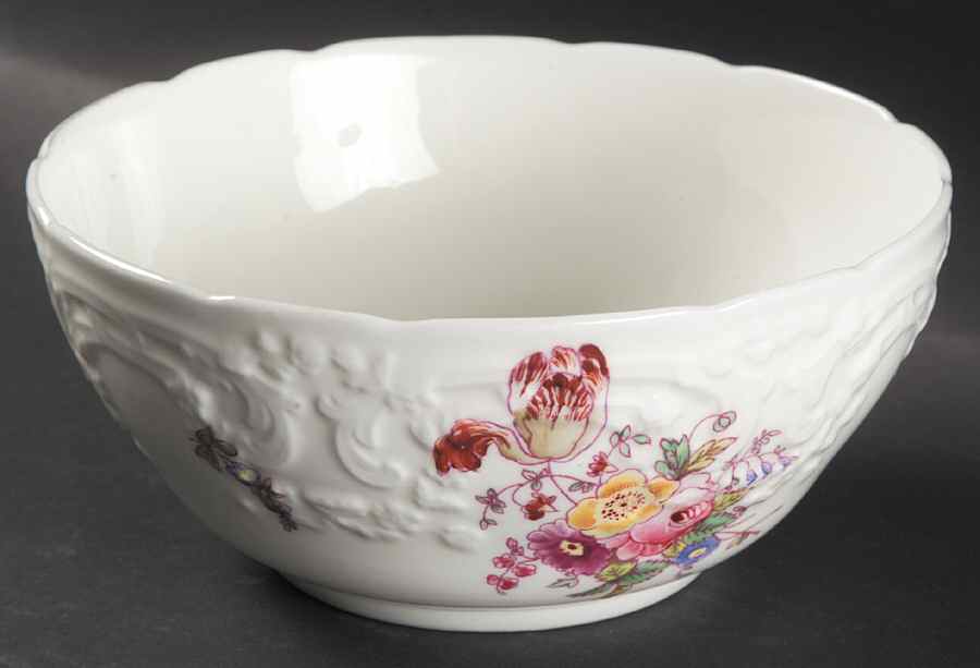 Sevres Group (Embossed, No Trim) Cranberry Bowl by Coalport-1
