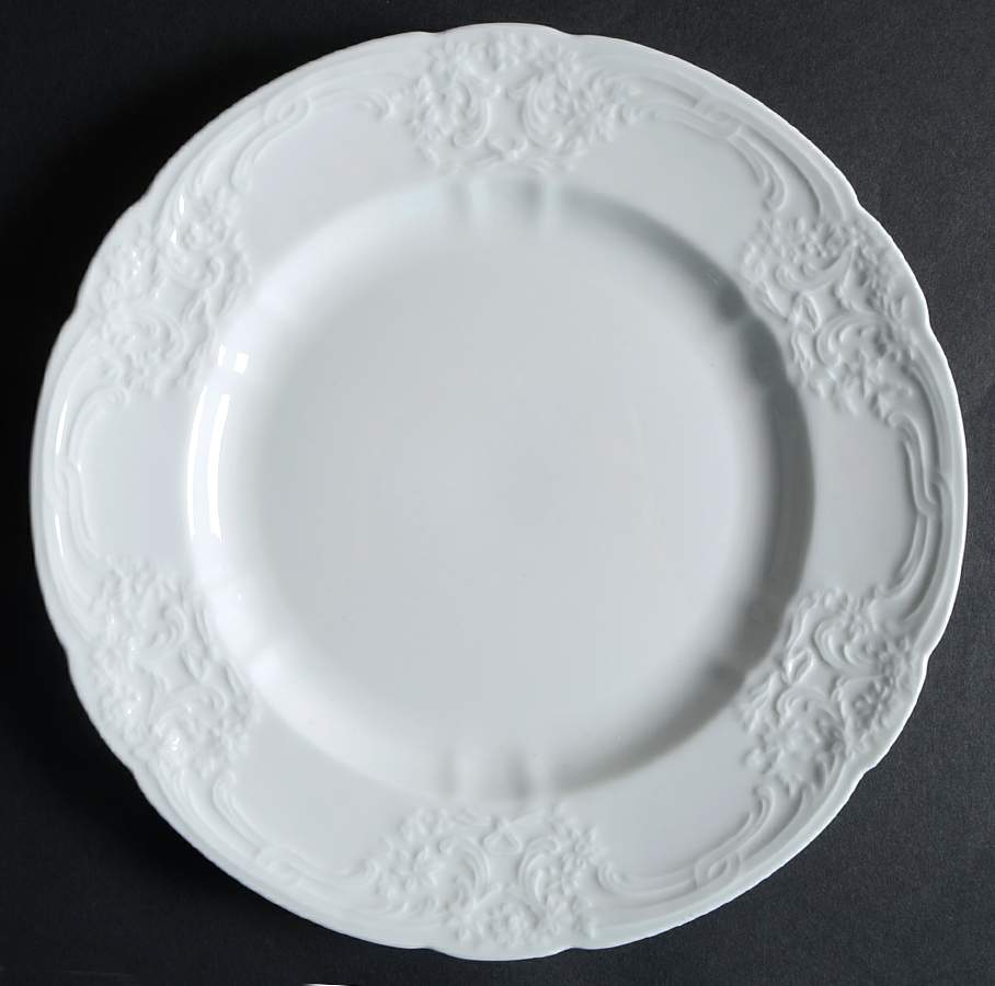 Sevres White Luncheon Plate by Coalport-1