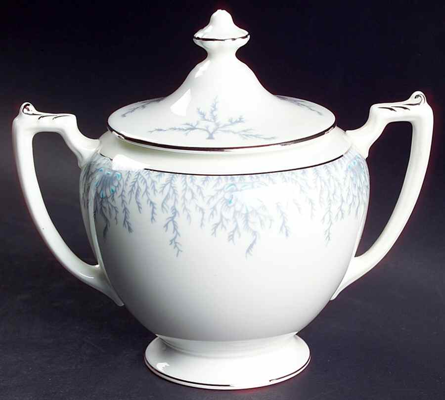 Sincerity(Smooth) Sugar Bowl & Lid by Coalport-1
