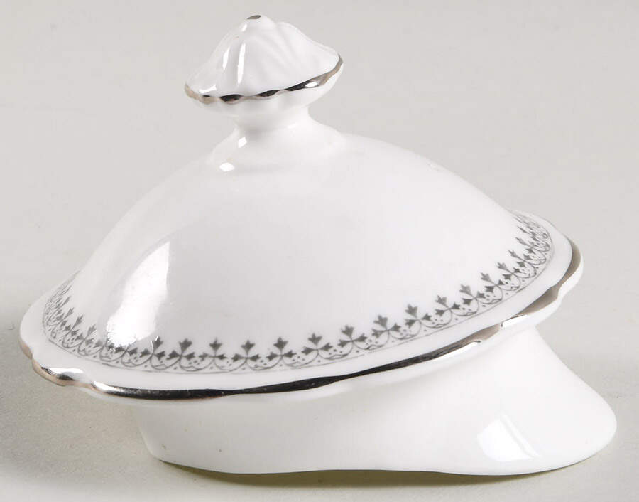 Silver Wedding Lid for Teapot by Coalport-1