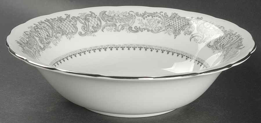 Silver Wedding 9" Round Vegetable Bowl by Coalport-1