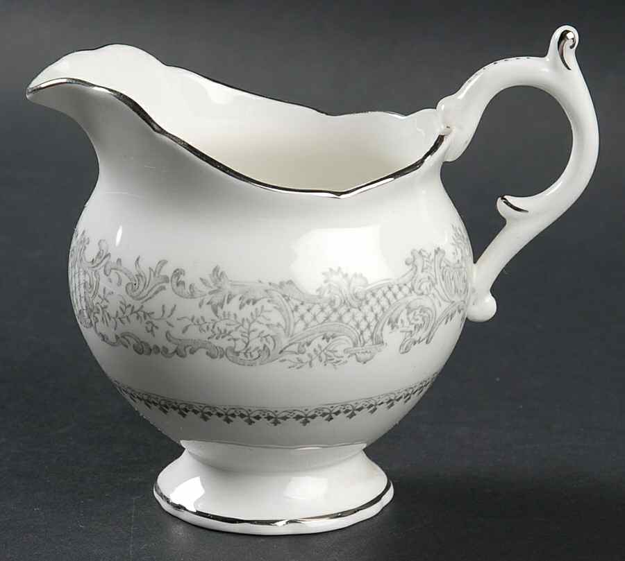 Silver Wedding Creamer by Coalport-1
