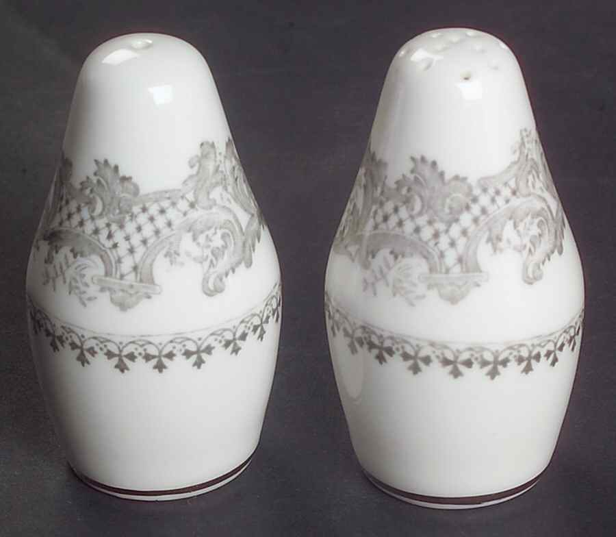 Silver Wedding Salt & Pepper Set by Coalport-1