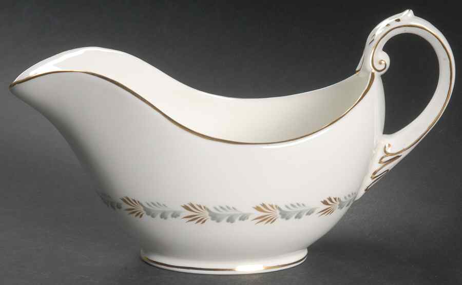 Sonnet (Smooth Edge) Gravy Boat by Coalport-1