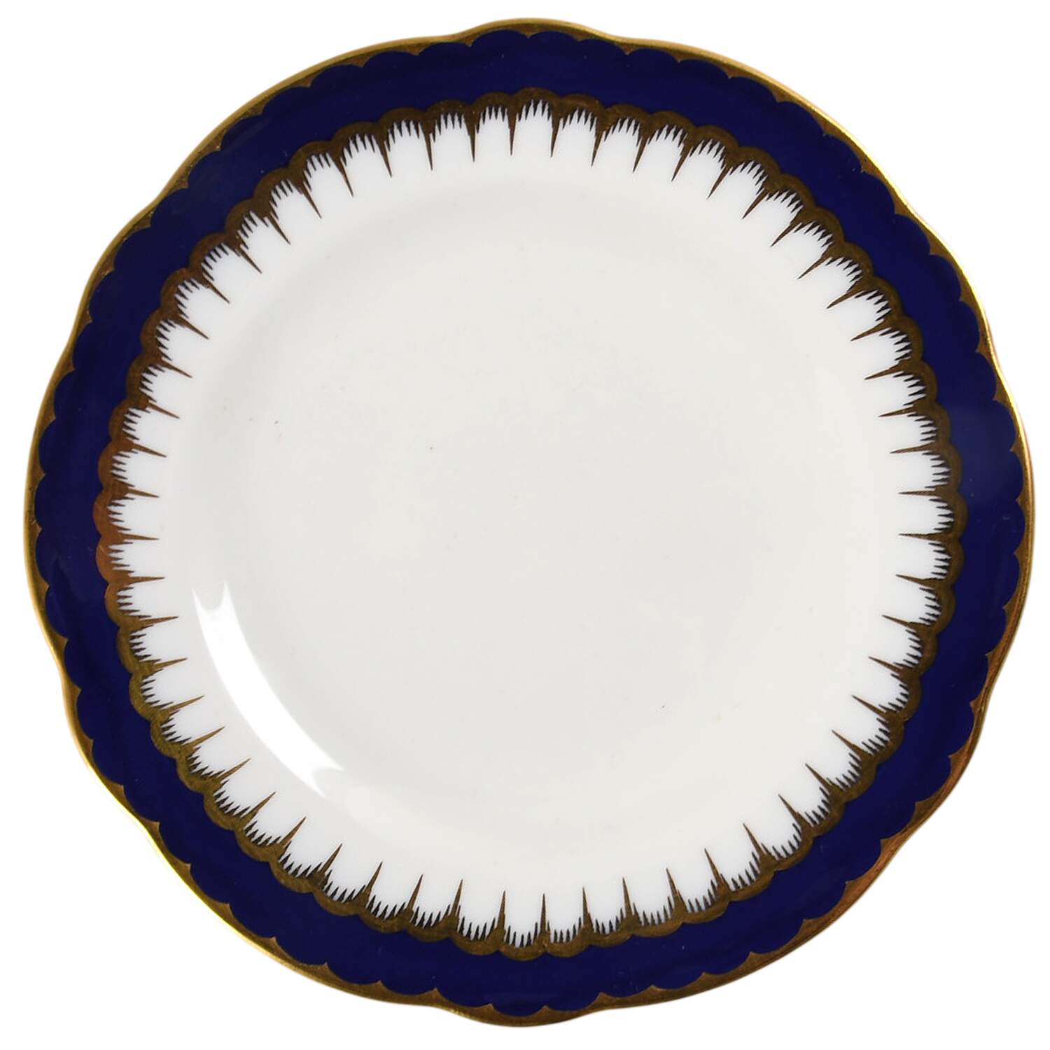 Spearpoint Cobalt Dessert/Pie Plate by Coalport-1
