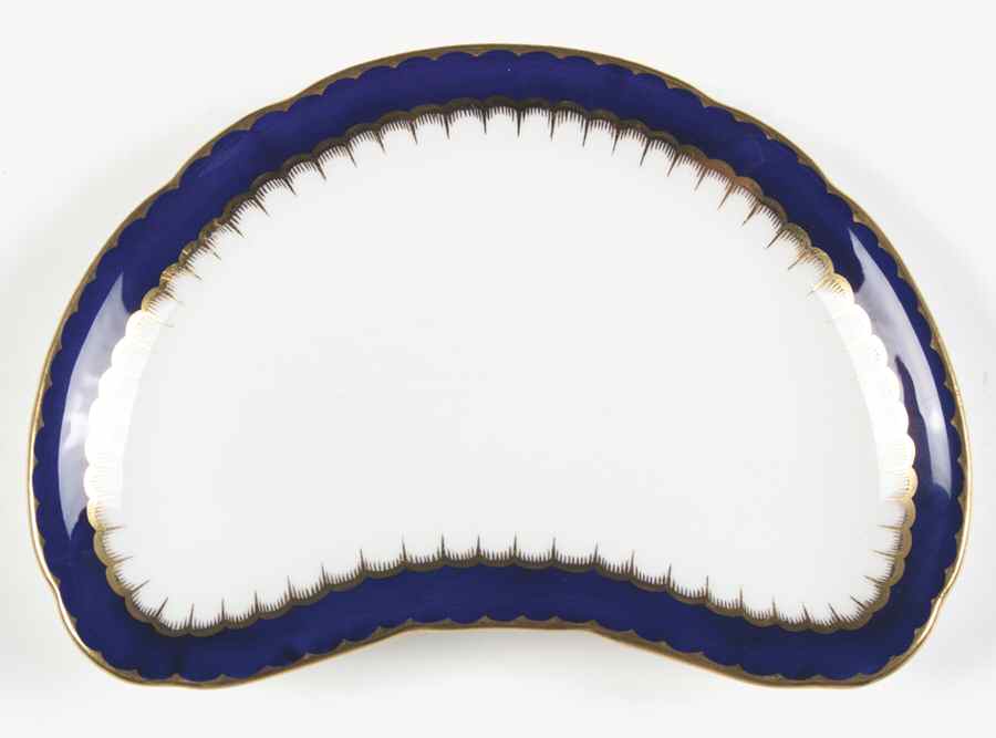 Spearpoint Cobalt Crescent Salad Plate by Coalport-1