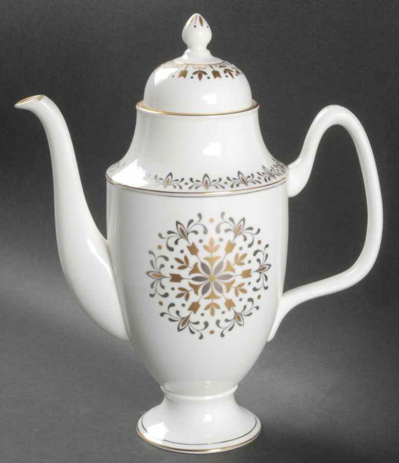 Spanish Lace Coffee Pot & Lid by Coalport-1