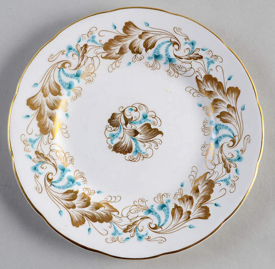 Strange Orchid (White Background) Bread & Butter Plate by Coalport-1